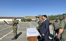 Փոխմարզպետը ներկա է գտնվել մարզում տեղակայված N զորամասի կազմավորման 29-րդ տարեդարձին և զինվորականների երդմնակալությանը նվիրված  արարողությանը