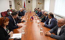 Չեխիայի Հանրապետության Մորավյան-Սիլեզյան երկրամասի պատվիրակությունն աշխատանքային այցով Արմավիրի մարզում է