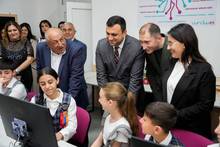 Խորոնքի միջնակարգ դպրոցում պաշտոնապես բացվել էր «Արմաթ» ճարտարագիտական աշխատանոցը Խորոնքի միջնակարգ դպրոցում պաշտոնապես բացվել էր «Արմաթ» ճարտարագիտական աշխատանոցը