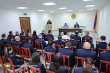 ՀՀ Արմավիրի մարզպետ Արգիշտի Մեխակյանն Արմավիրի մարզային քննչական վարչությունում մասնակցել է քննչական կոմիտեի նախագահ Արթուր Պողոսյանի կողմից անցկացված խորհրդակցությանը ՀՀ Արմավիրի մարզպետ Արգիշտի Մեխակյանն Արմավիրի մարզային քննչական վարչությունում մասնակցել է քննչական կոմիտեի նախագահ Արթուր Պողոսյանի կողմից անցկացված խորհրդակցությանը