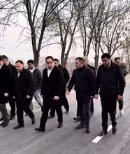 Արմավիրի մարզպետ Վահրամ Խաչատրյանը ՏԿԵՆ նախարար Դավիթ Խուդաթյանի հետ  այցել է Մայիսյան բնակավայր